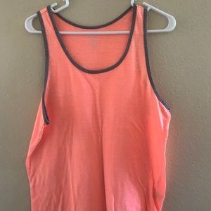 Men’s tank top salmon and gray